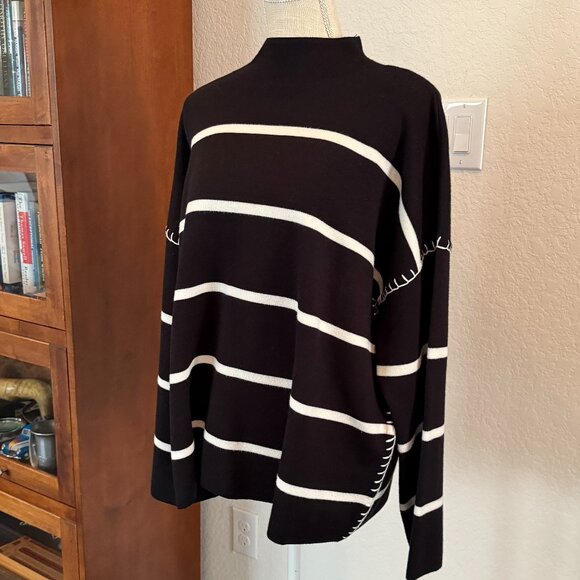 Pull Over Sweater with Cute Stitching Detail - Picture 6 of 9